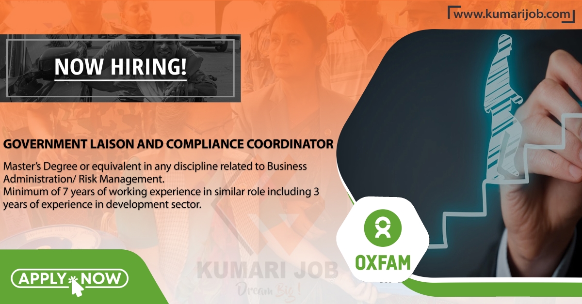 Government Laison and Compliance Coordin | Kumari Job